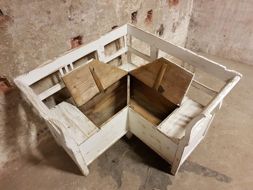 Einzigartige alte Eckbank aus den 1920er Jahren