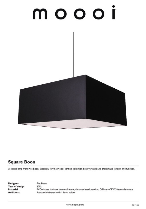 Moooi - Piet Boon - Square Boon - 90 X 90 - NEW - (Several available).