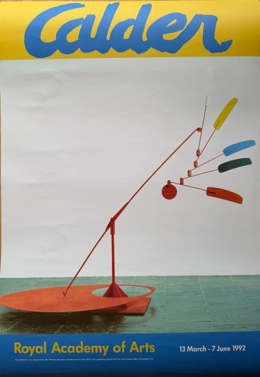 Alexander Calder (1898–1976), Celebrating Calder, Ra, Exhibition Poster, Printed in the UK