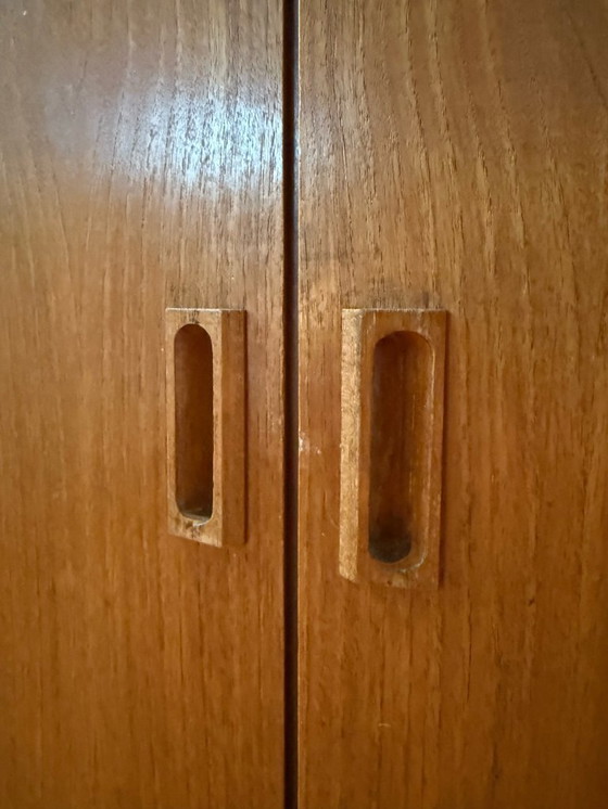 Image 1 of Meuble vintage en teck « FM Formula » – Kempkes, années 1950, structure en acier