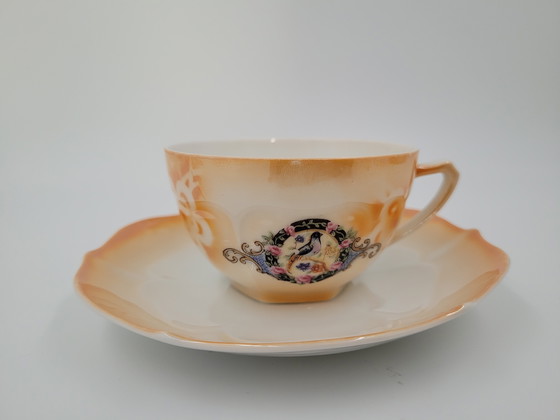 Image 1 of Tasse et soucoupe vintage. Ensemble de 4. État neuf.