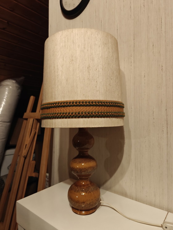 Image 1 of Vintage keramische design vloerlamp van Kaiser Leuchten, origineel uit de jaren 60/70, model Bubble Lamp.