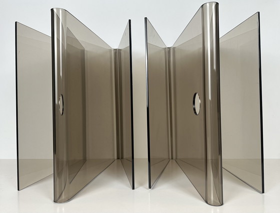 Image 1 of Vintage newspaper/magazine holder - plexiglass