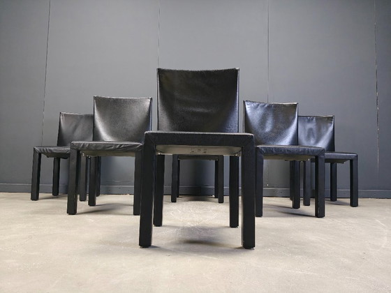 Image 1 of Sillas de comedor Arcadia de Paolo Piva para B&B Italia, juego de 6