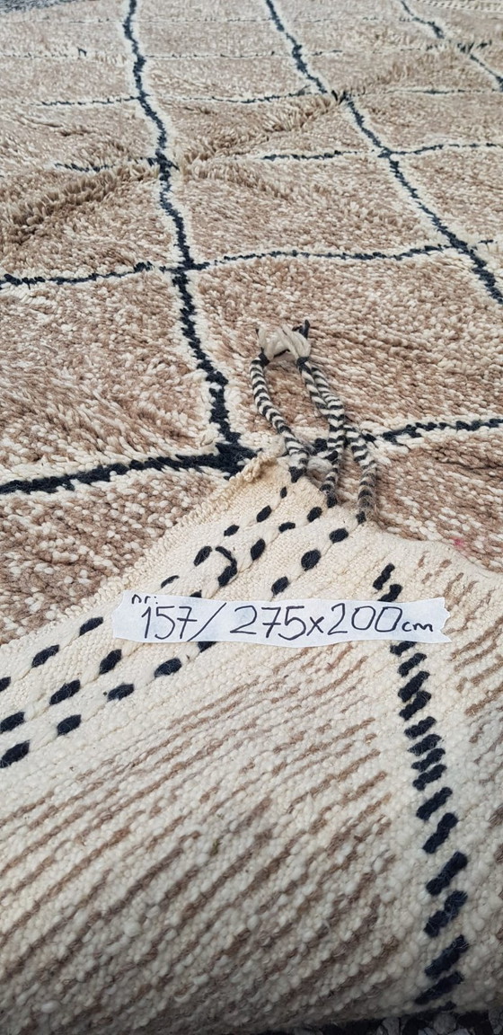 Image 1 of Handgeknoopt Berber kleed wol 275x200cm