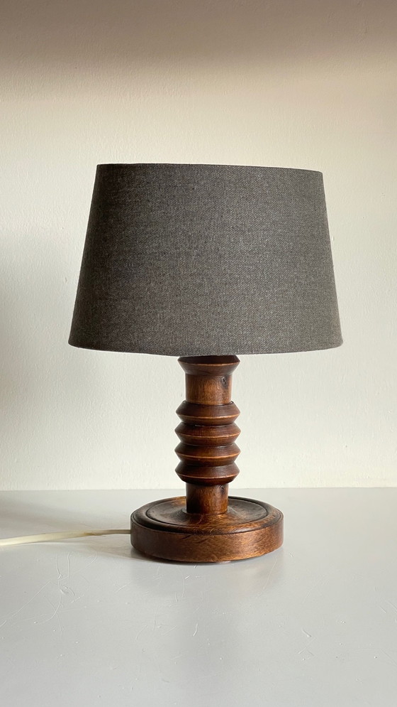 Image 1 of  Lampe Esprit Scandinave Façon Charles Dudouyt Vintage