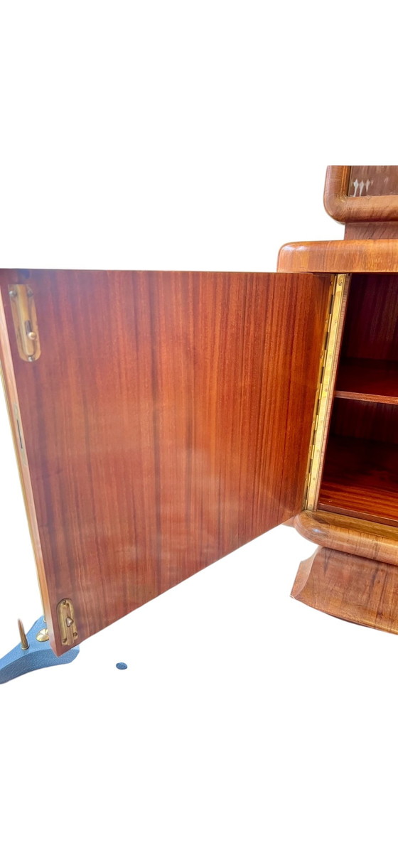 Image 1 of Art Déco display cabinet / buffet cabinet in the style of Jindrich Halabala from the 1930s.