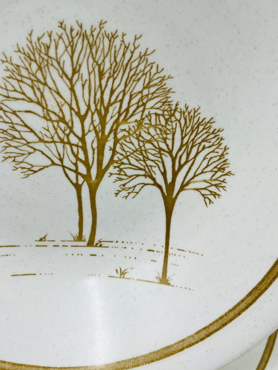 Image 1 of Set di 6 piatti fondi Churchill Homespun Trees
