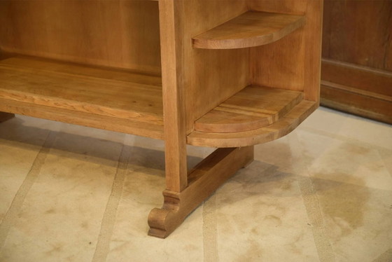 Art Deco modernistische eiken plank uit de jaren 1940. – Wandrek (photo 6 of 13)