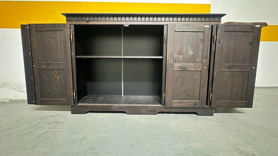 Commode rustique – Buffet bas, Bois, Laiton (photo 4 of 5)