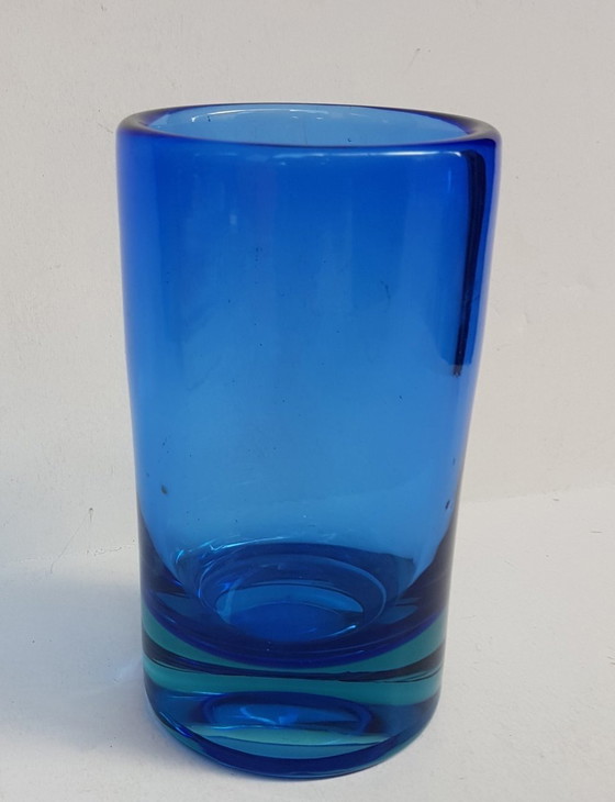 Image 1 of Vase aus Muranoglas von Pinzoni Mario für Seguso