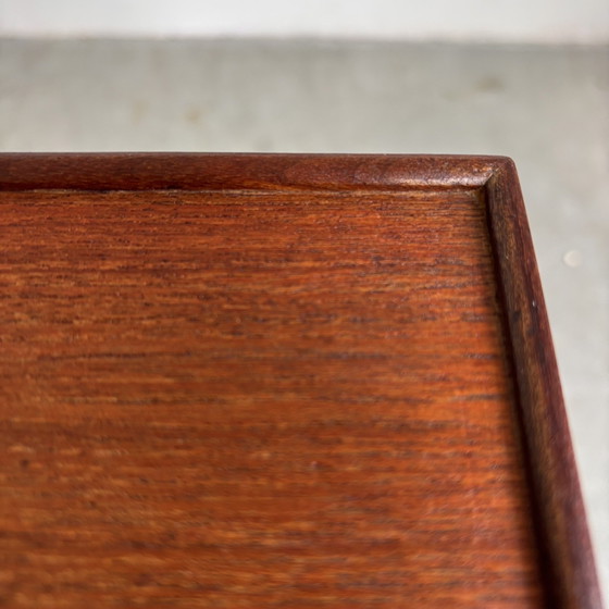 Image 1 of Vintage Deens schrijfmachine tafel - sidetable teak