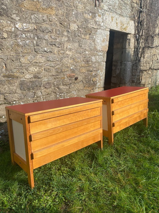 Image 1 of André Sornay (1902–2000) Coppia di cassettiere