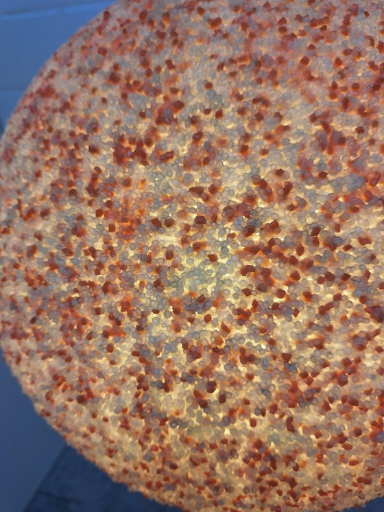 Image 1 of Plafondlamp in de vorm van een suikerbol, uit het ruimtetijdperk.