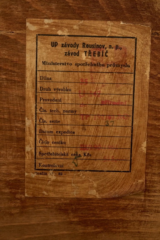 Vintage vitrinekast, UP Závody, jaren 60, Tsjechoslowakije – Vitrinekasten, Wood (photo 22 of 22)