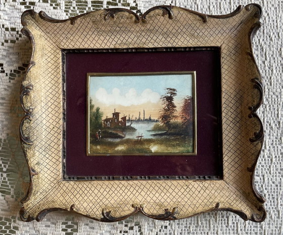 Image 1 of Öl auf Karton von Lucio Cargnel (1903-1998) Privatsammlung.