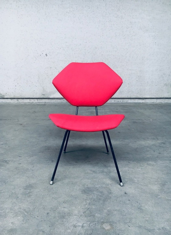 Image 1 of Midcentury Modern Design Low Side Chair set, Italy 1950's