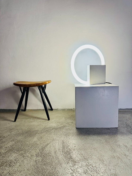 Image 1 of Extremely rare TC6 table lamp by Aldo van den Nieuwelaar for Nila Lights (early 1970s) with original label