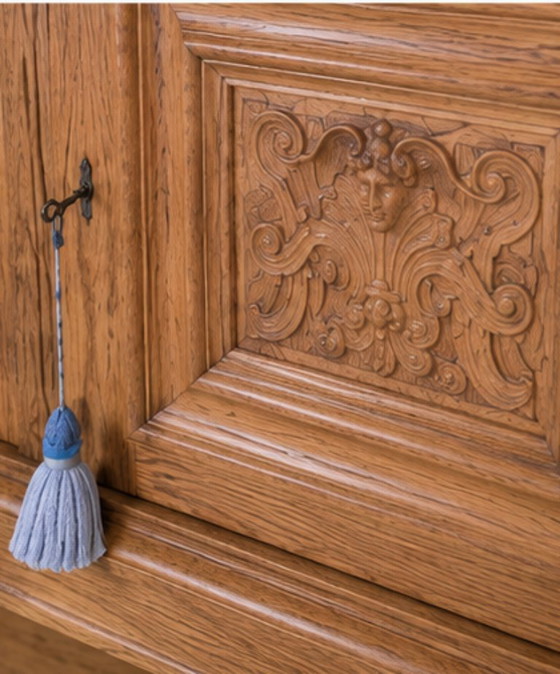 Image 1 of Solid oak sideboard