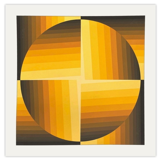 Enrique Careaga Screenprint Composition Cinétique 1975 – Lithographs & prints, Paper (photo 5 of 5)