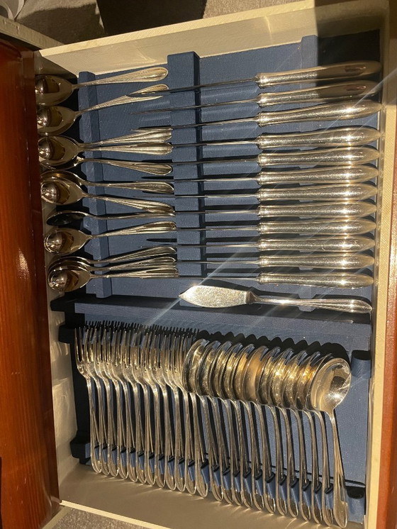 Image 1 of 121 piezas van Kempen y begeer Keltum p3 chantal cubertería cassette