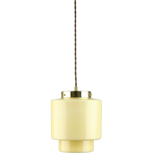 Vintage glazen hanglamp