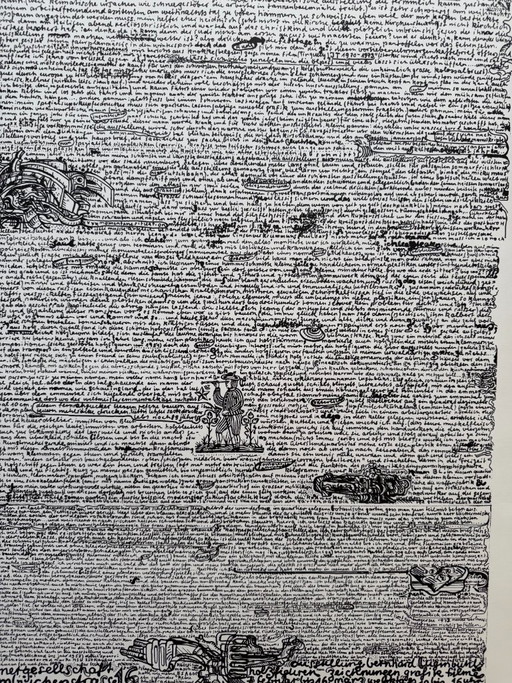 Bernhard Luginbühl, Kestnergesellschaft Hannover, ca. 1990, vintage tentoonstellingsposter – Paper (photo 2 of 10)