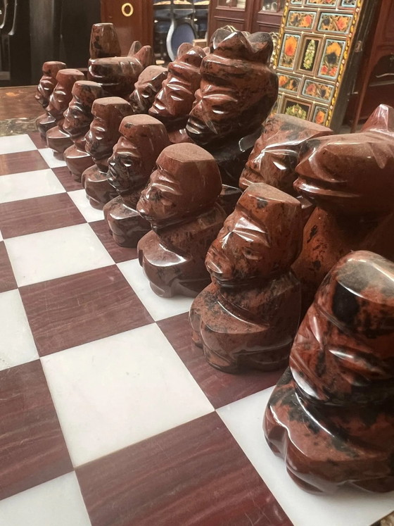 Schachspiel. – Dekorative Objekte, Marble (photo 6 of 9)