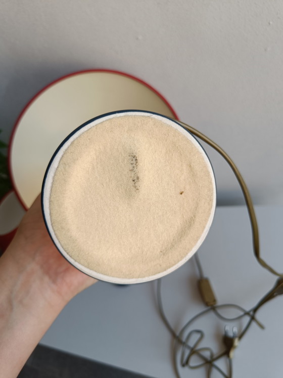Een paar Oliver Corro postmoderne keramische tafellampen met originele lampenkappen – jaren 80 – Ceramic (photo 10 of 11)