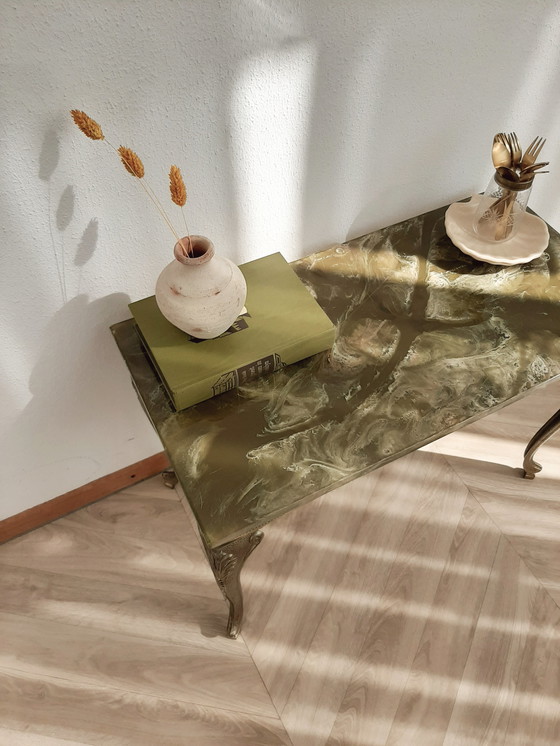 Image 1 of French onyx table