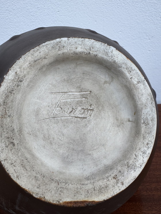 Grande Vaso Sfera Gres Fiammato Art Déco – Vasi, Ceramic (photo 8 of 14)