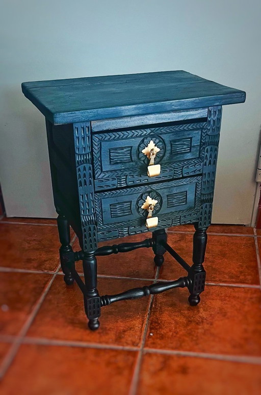 Mesa Auxiliar nogal 1940 - Restaurada