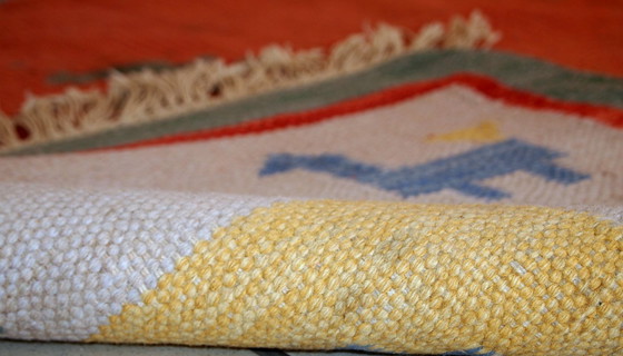 Image 1 of Kilim Gabbeh persiano vintage fatto a mano, 171 cm x 229 cm, anni '60 - 1C518