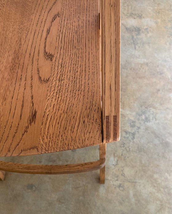 Image 1 of Tabouret de bar artisanal en bois