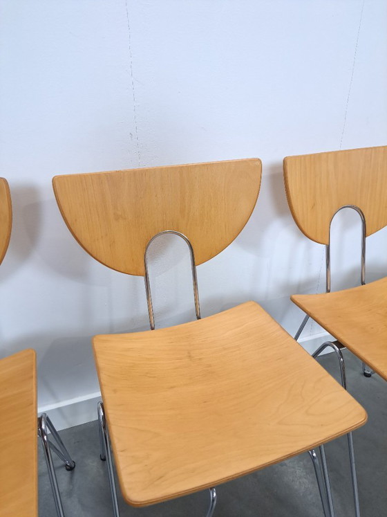 Image 1 of Satz von 6 x Kusch & Co Mikado 1800, Walter Leeman Stühlen