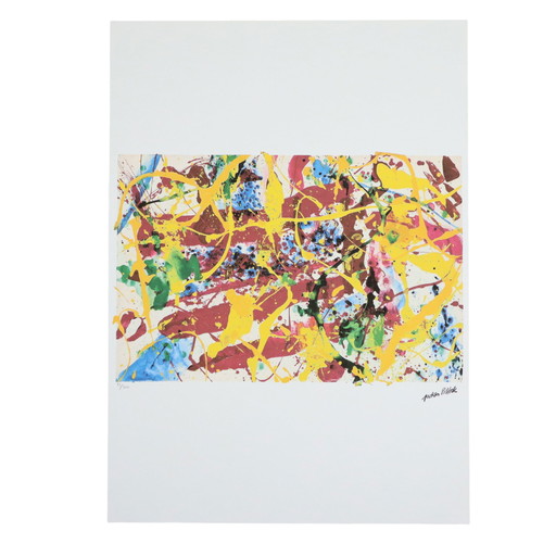 Offset Litho da Jackson Pollock Action Painting 93/300