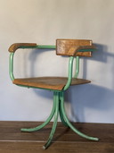Fauteuil de Bureau Tubulaire 1950