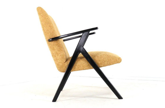 Image 1 of Fauteuil 'De Lier' Vintage Nieuw Gestoffeerd