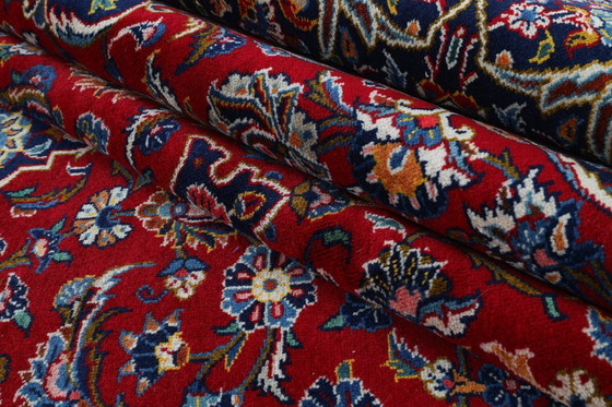 Image 1 of Persian carpet Kashan Signiert 3.86 x 2.83 Oriental carpet fine No. 1163