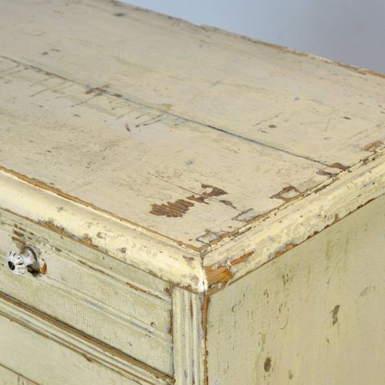 Image 1 of Antikes Kiefernholz-Sideboard, um 1910