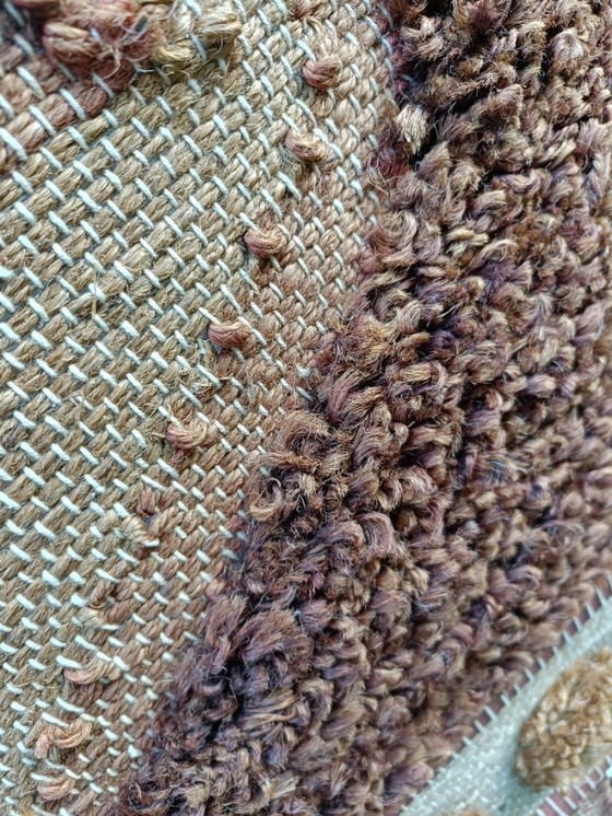 Image 1 of DON FREEDMAN Entwurf 1970 Wandteppich Naturtextil