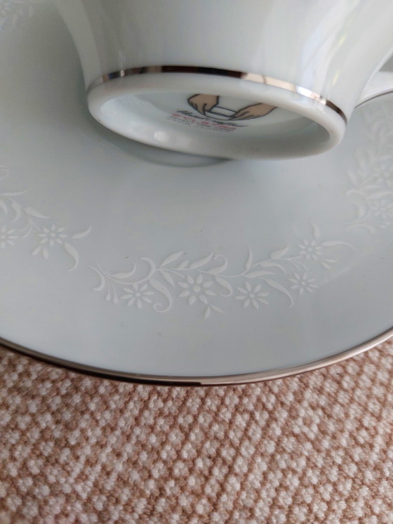 Image 1 of Four ZYLSTRA Japanese vintage cup and saucer