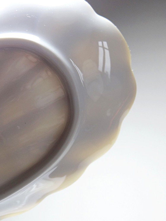 Image 1 of 4 piatti vintage in porcellana bianca di Limoges in stile rococò con conchiglie