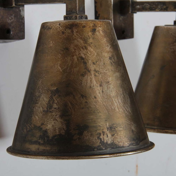 Image 1 of Coppia di applique in ottone, opera del XX secolo