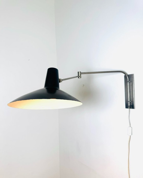 Applique a braccio orientabile regolabile di Artimeta, Paesi Bassi, anni '50 – Metallo (photo 7 of 7)