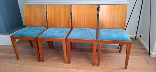 4 Arco Flex chairs with Alcantara - Dutch Design - Vintage