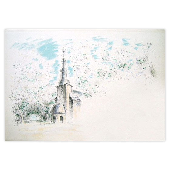 Image 1 of André HAMBOURG Lights of Honfleur XIV lithograph 1964
