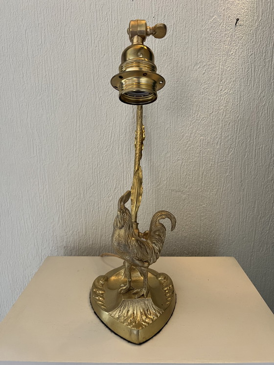 Image 1 of Vintage beweegbare bronzen bureaulamp