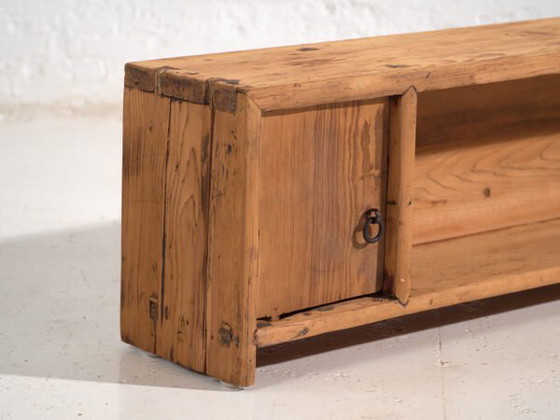 Credenza bassa antica in legno di pino – Cina, circa 1930 – Credenze, Iron (photo 16 of 40)
