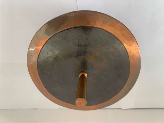 Image 1 of Hans Przyrembel Scatola con coperchio Bomboniera Marianne Brandt Alfred Lipovec Bauhaus Rame